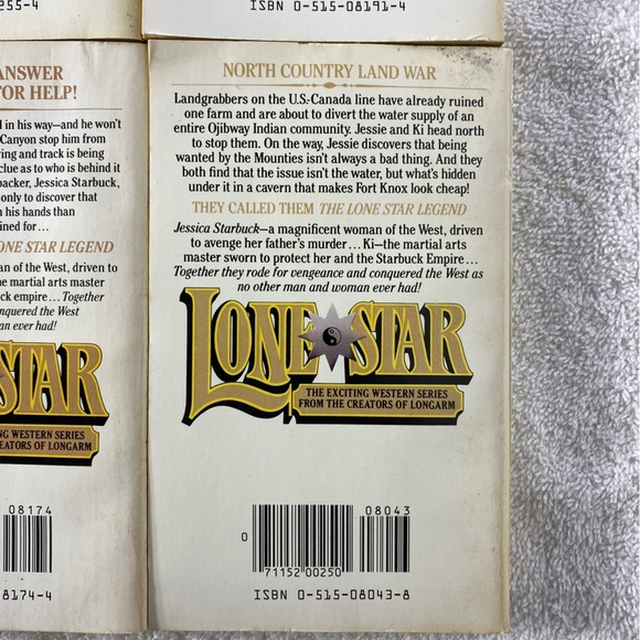 Vintage Lone Star Action Western Romance Novel x4 - Picture 10 of 15